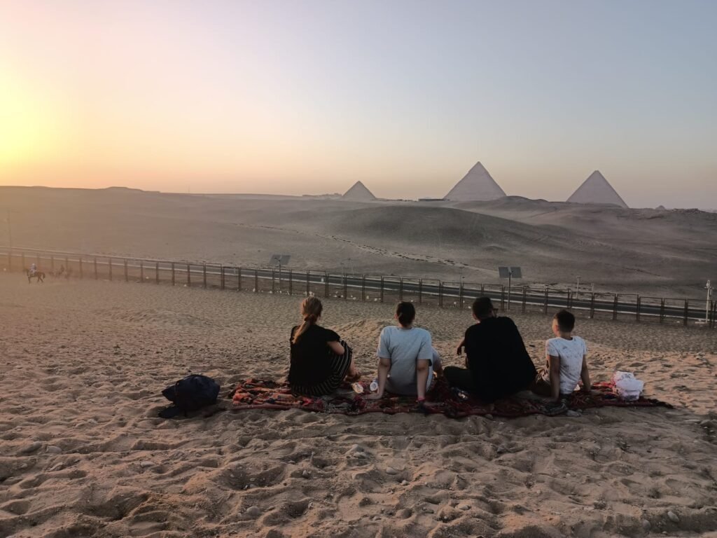 Sunset Pyramids family