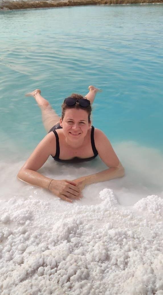 Salt lakes in Siwa Oasis