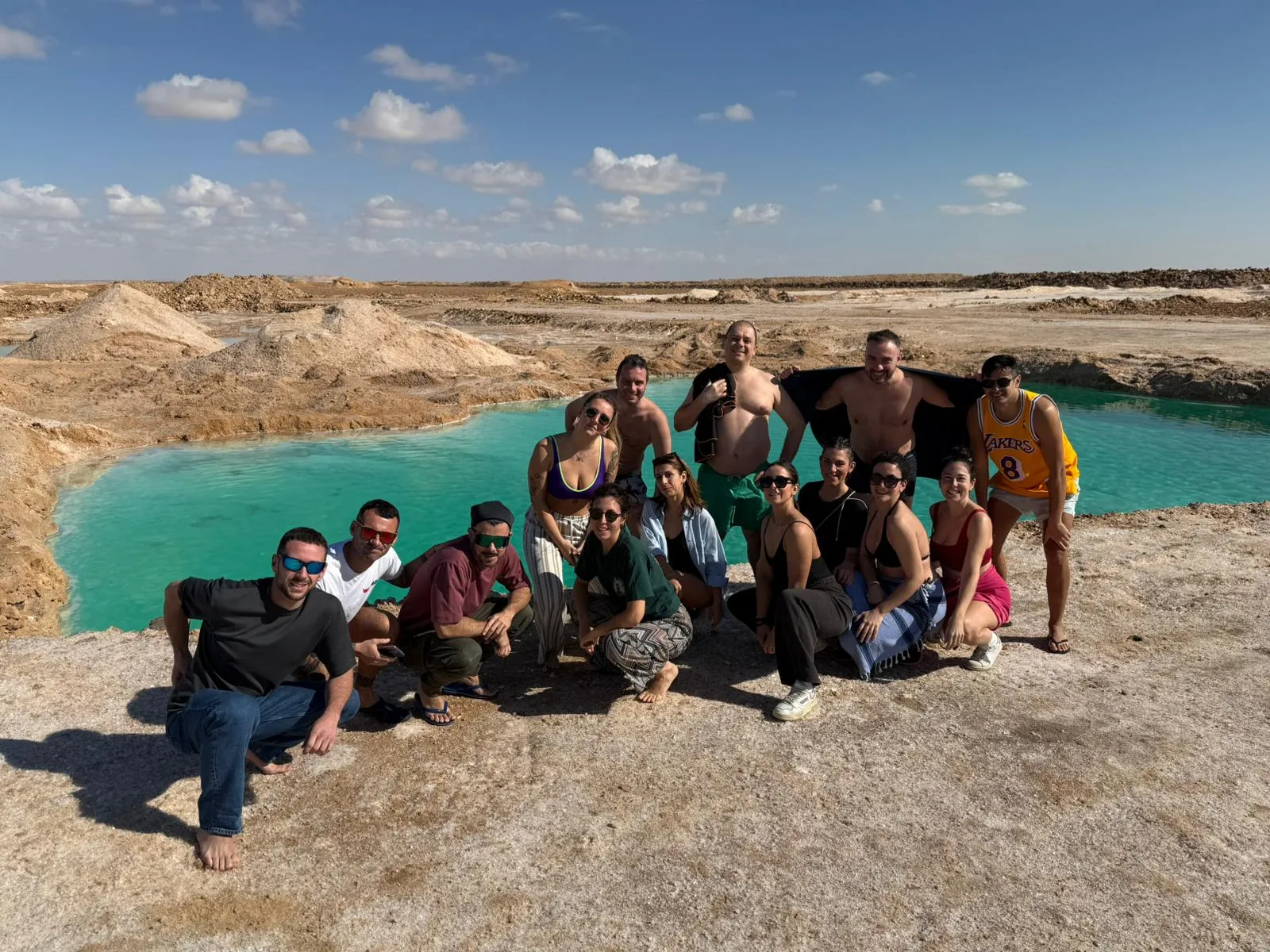 Viaggio nel deserto con il gruppo